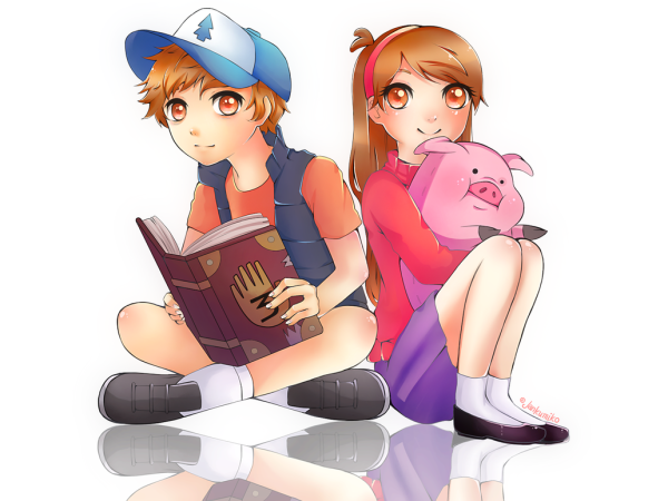 Гравити Фолз аниме Диппер