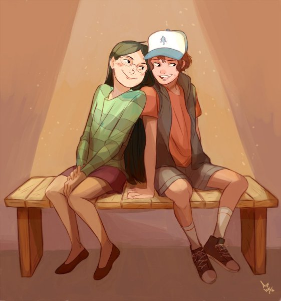 Стэн и Венди любовь Гравити Фолз