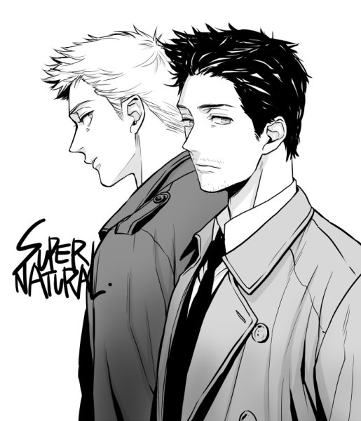 Сверхъестественное аниме Кастиэль