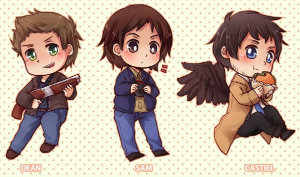 Сверхъестественное Кастиэль Чиби