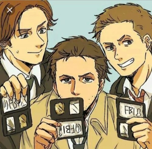 Сэм Винчестер аниме сверхъестественное