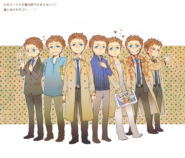 Дин и Сэм аниме