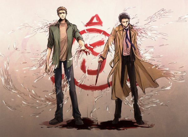 Сверхъестественное аниме Кастиэль