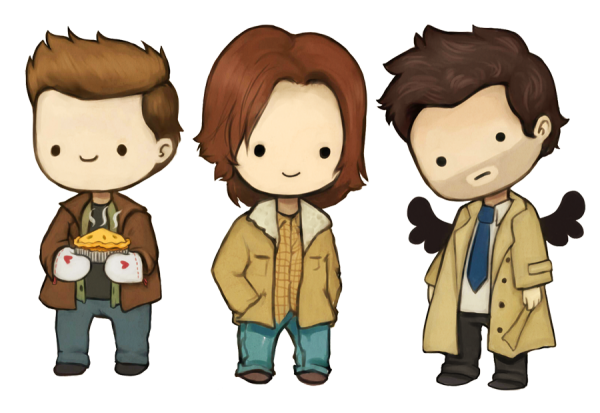 Сверхъестественное Кастиэль Чиби