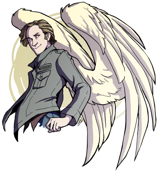 Сверхъестественное Гавриил и Кастиэль