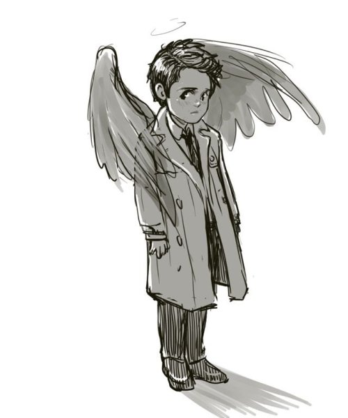 Сверхъестественное Кастиэль и Люцифер