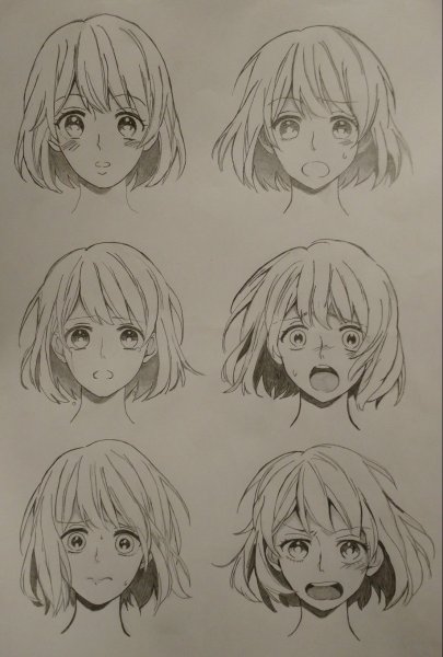 Портрет в стиле Манга