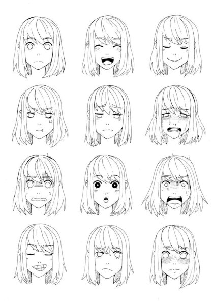 Рисовка лица