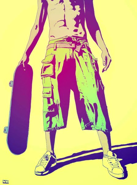 Арты скейтеров