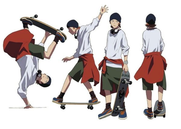 Ята Мисаки на скейте