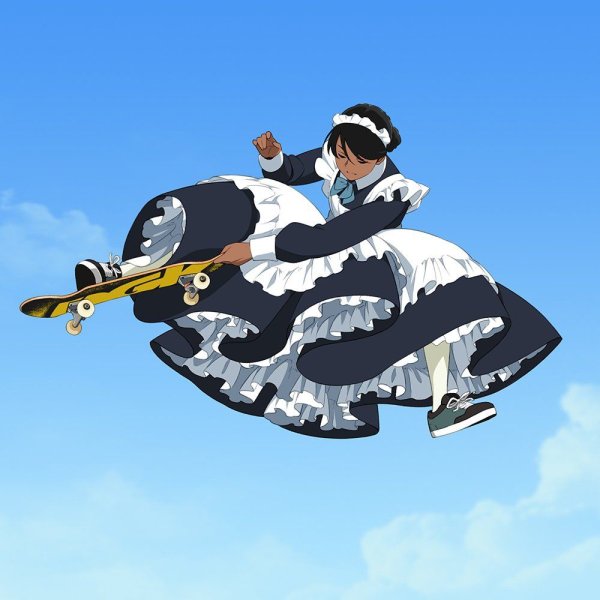 Горничная скейтер аниме