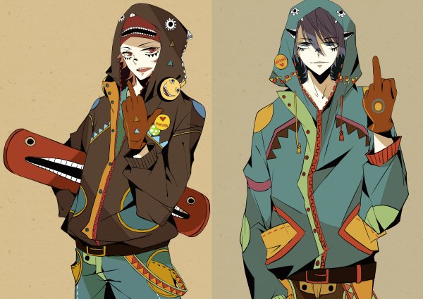 Аниме парень со скейтом