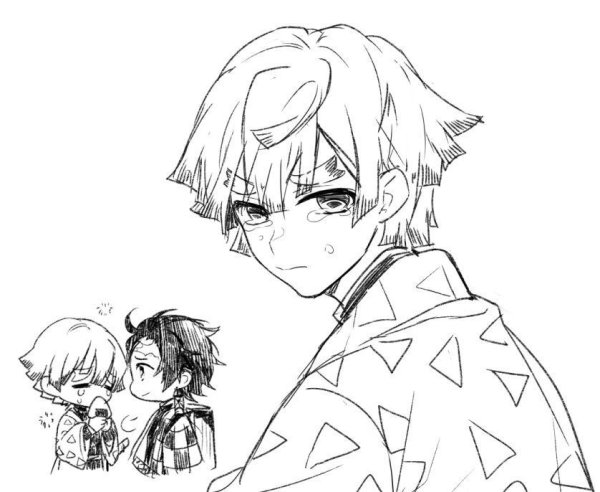 Танджиро раскраска