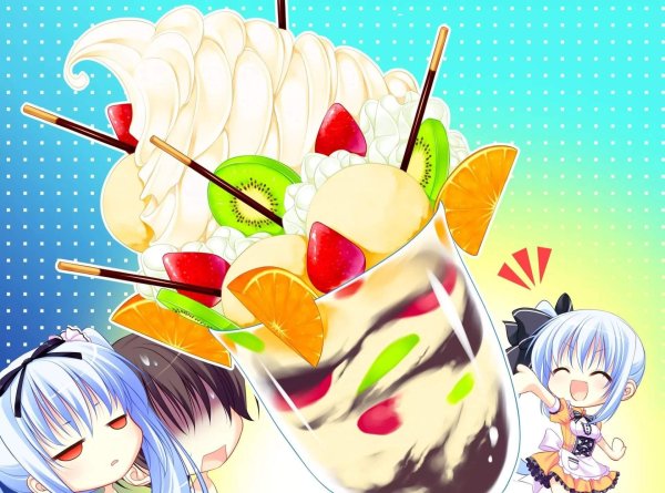Аниме мороженое