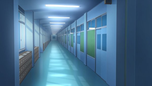 Коридор школы гача