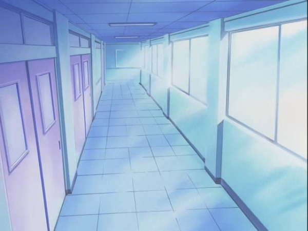 Японский школьный коридор