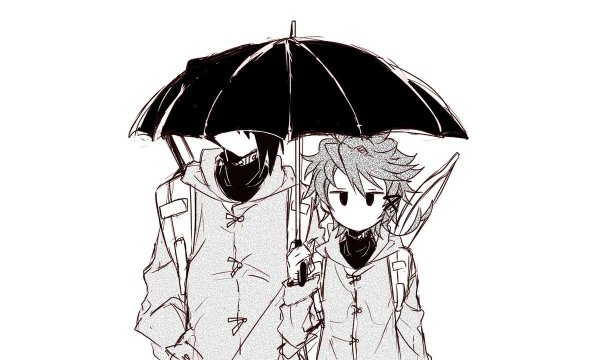 Рей обещанный Неверленд чб арт