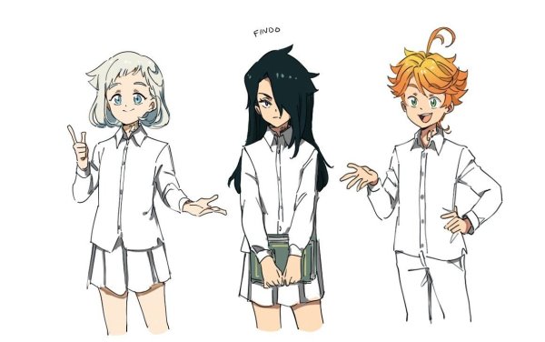The promised Neverland Норман и Эмма