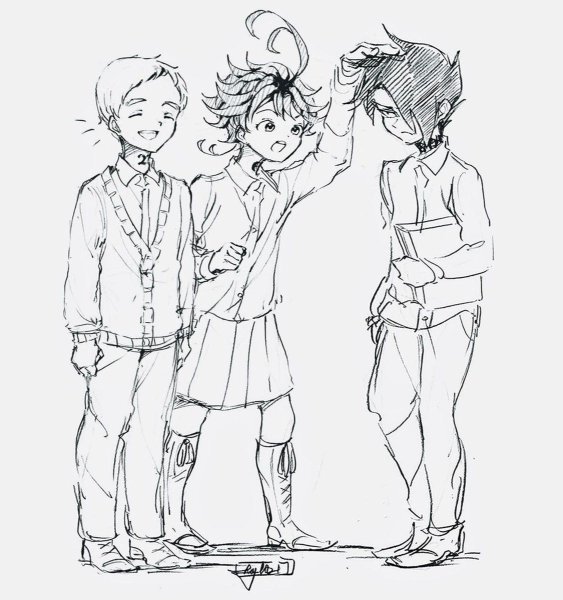 Эмма обещанный Неверленд референс