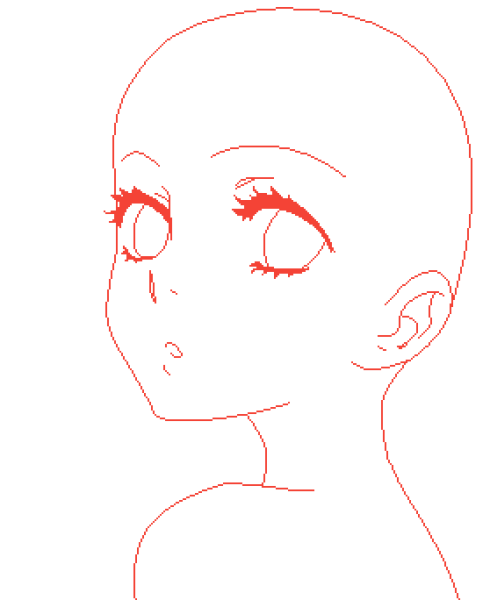 Заготовка для рисования лица