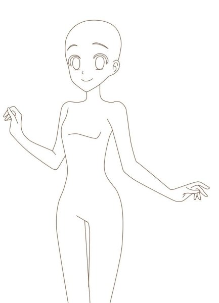 Манекен для рисования девушка