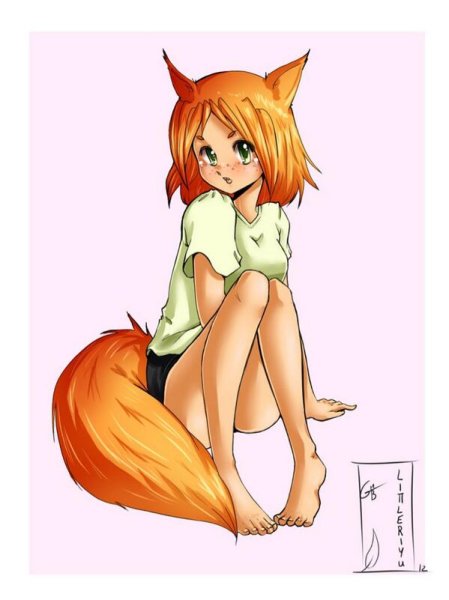 Белка в виде человека