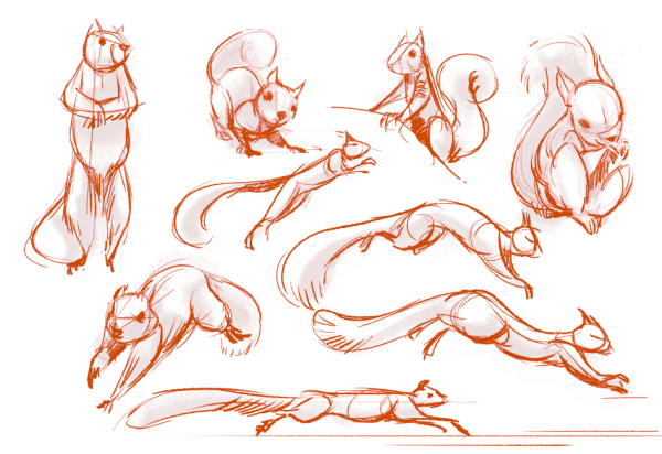 Позы для рисования с животными