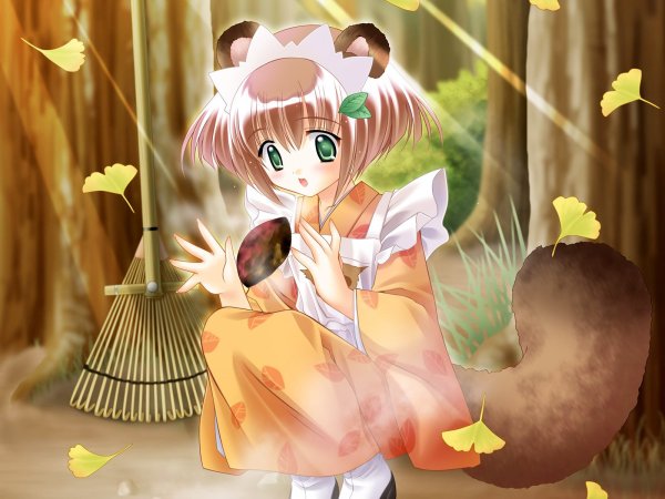 Аниме девочка Лисичка