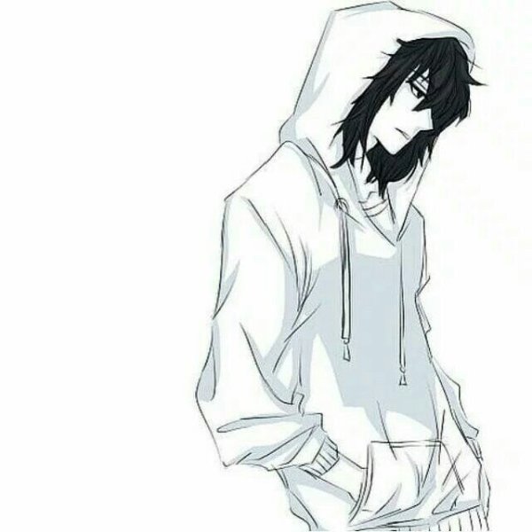 Раскраски крипипаста Джефф