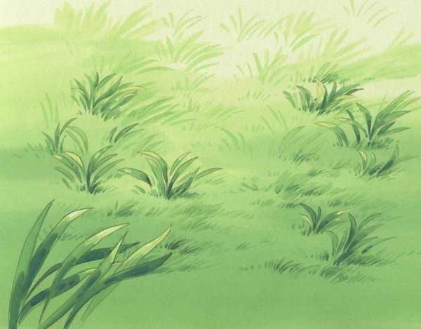 Трава из аниме