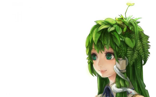 Аниме девушка с зелеными волосами