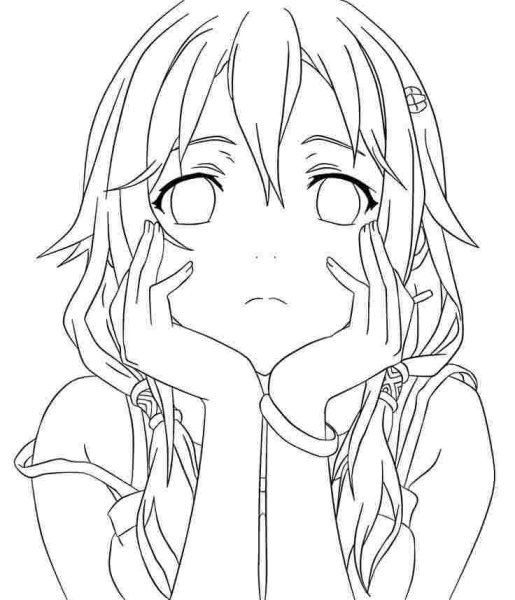 Аниме тян для рисования