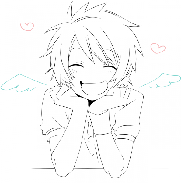 Раскраски аниме мальчики