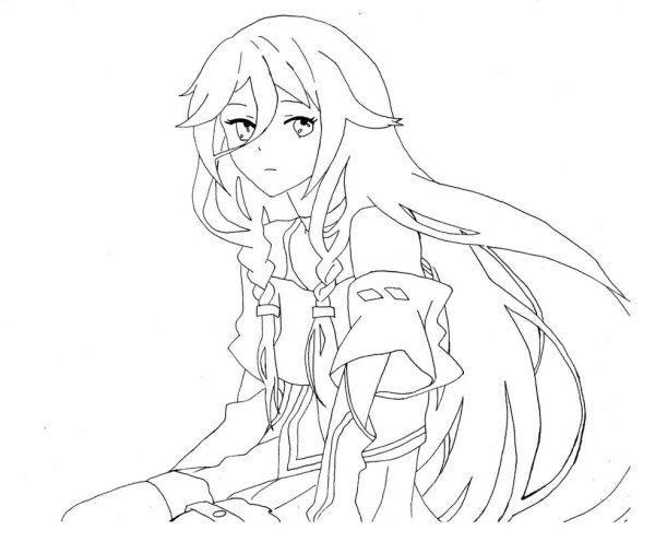 Лайны аниме девушек