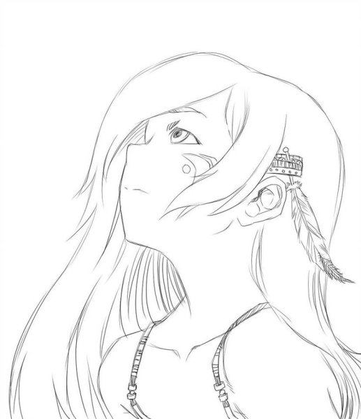 Лайны людей девушек