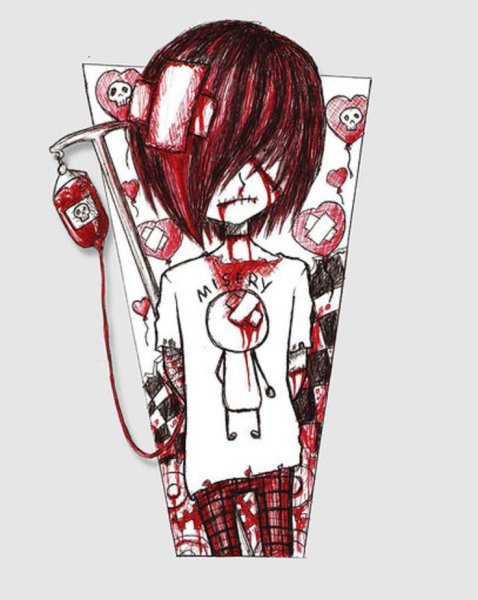 Аниме готы и эмо