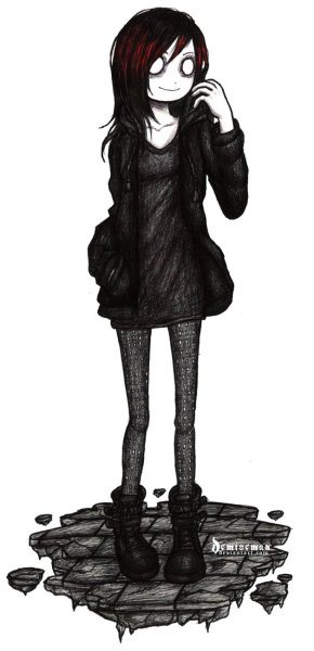 Эмо девочка аниме