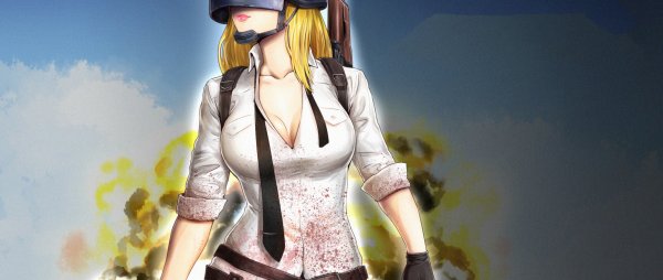 PUBG mobile девушка