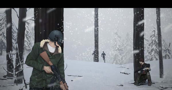 Зимний PUBG персонаж