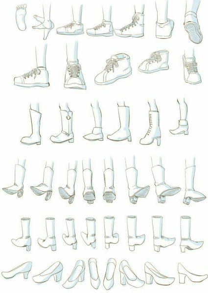 Сапог сбоку референс