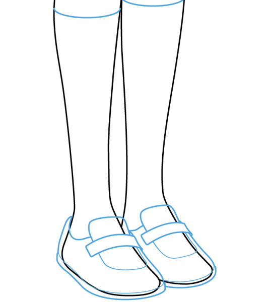 Ноги на носочках рисунок карандашом