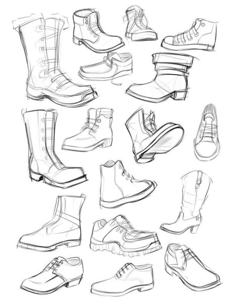 Ботинки скетч