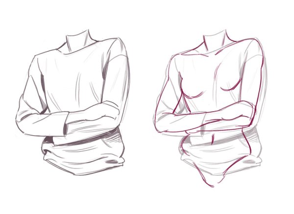 Туториалы складки на одежде