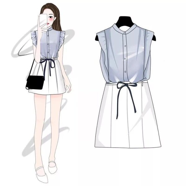 Эскиз повседневной одежды