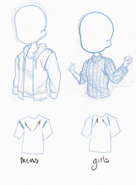 Кофта для рисования Чиби