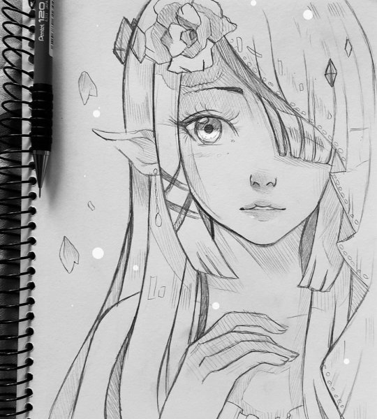 Аниме рисунки карандашом