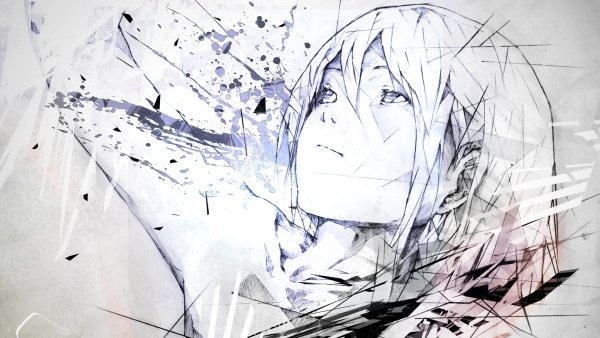 Графические рисунки аниме