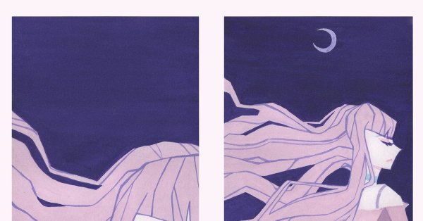 Таинство ночи рисунок