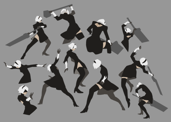 Динамичные позы