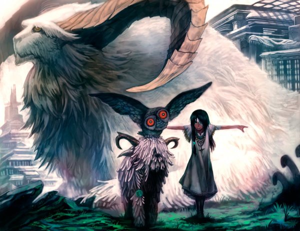 Мистические аниме арты